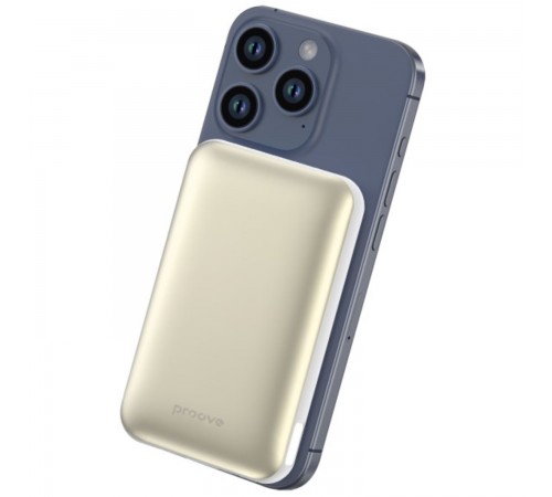 Універсальна мобільна батарея Proove Vibe Energy Plus 22.5W 10000mAh White/Gold (PBVE15012202)