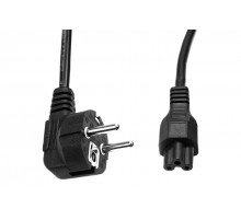Кабель живлення 1stCharger 220В CEE 7/7 - IEC C5 real 3*0.75mm3 CU 1,5м (PC-186-5075CU)