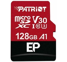 Карта пам`ятi MicroSDXC 128GB UHS-I/U3 Class 10 Patriot EP A1 R90/W80MB/s + SD-adapter (PEF128GEP31MCX)