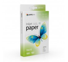 Фотопапір PrintPro глянцевий 180г/м2 10x15см 100арк (PGE1801004R)