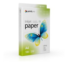 Фотопапір PrintPro глянцевий 230г/м2 A4 100арк (PGE230100A4)