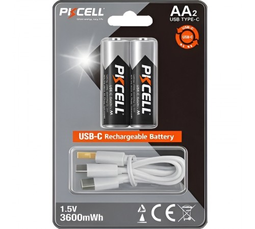 Акумулятор PKCELL Ni-MH AA/HR06 3600 mAh BL 2шт