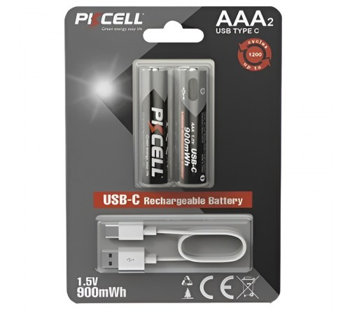 Акумулятор PKCELL Ni-MH AAA/HR03 900 mAh BL 2шт
