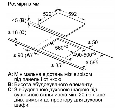 Варильна поверхня Bosch PKE611BA2E