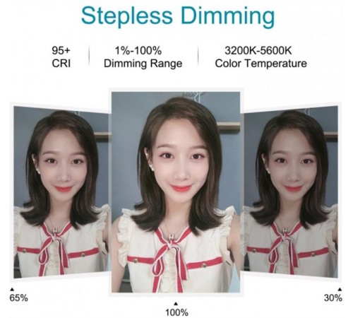 Кільцева LED-лампа Puluz PKT3061B 11.8"+ штатив 1.65 м (PKT3061B)