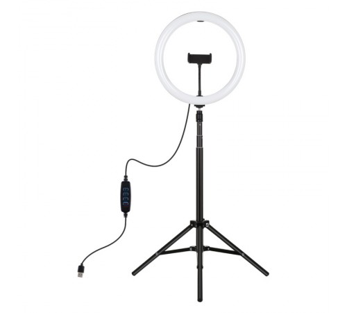 Кільцева LED-лампа Puluz PKT3061B 11.8"+ штатив 1.65 м (PKT3061B)