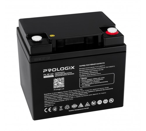 Акумуляторна батарея Prologix 12V 40AH (PL12-40) AGM