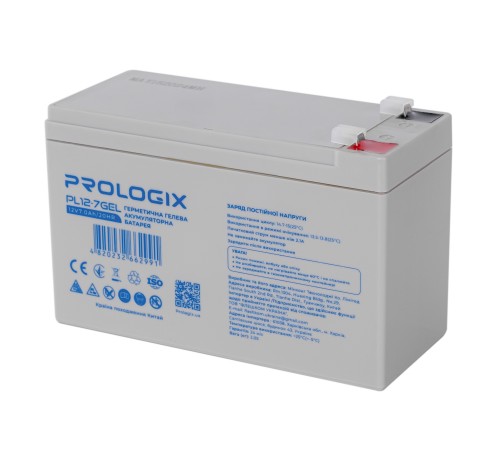Акумуляторна батарея Prologix 12V 7AH (PL12-7GEL) GEL