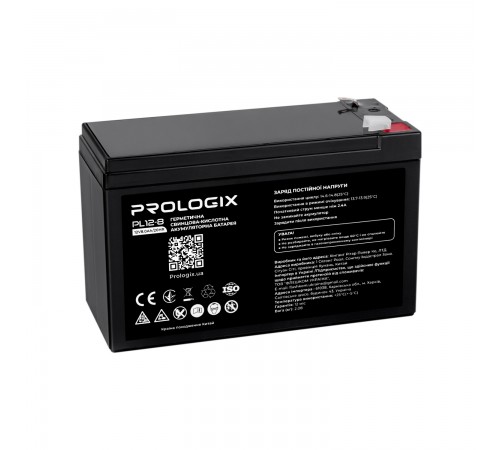 Акумуляторна батарея Prologix 12V 8AH (PL12-8) AGM Акумуляторна батарея Prologix 12V 8AH (PL12-8) AGM