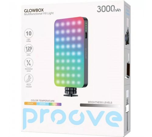 Лампа Proove GlowBox Black (PLGB00010001)