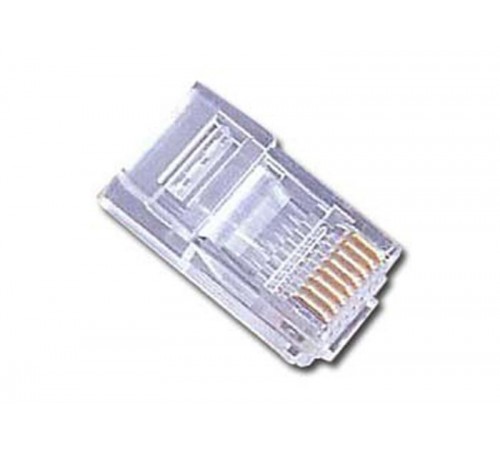 Конектор RJ 45 Cablexpert (PLUG3UP6/10) із позолоченими контактами (10 шт/уп)