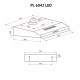 Витяжка Perfelli PL 6042 W LED