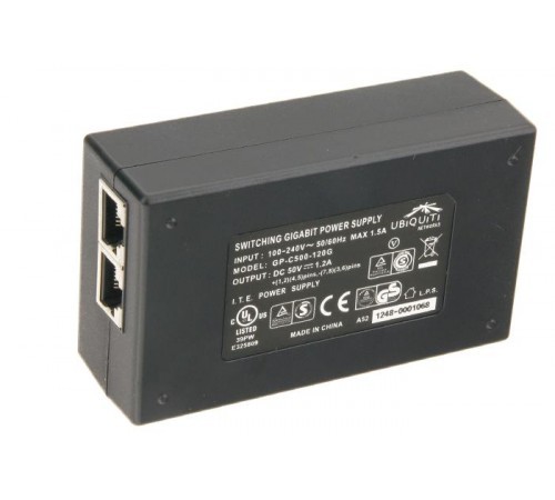 Інжектор Ubiquiti POE-50-60W (50V, 60W) Інжектор Ubiquiti POE-50-60W (50V, 60W)