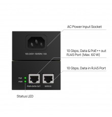 Інжектор PoE TP-Link Omada POE370S