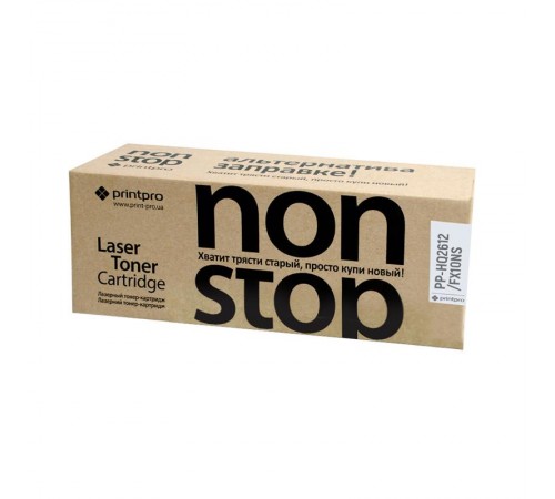 Картридж PrintPro NonStop (PP-HQ2612/FX10NS) HP LJ 1010/Canon MF4018/4120 Black (Q2612A/Canon FX10)