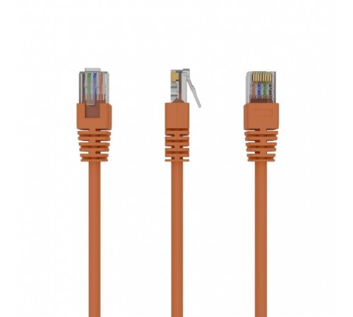 Патч-корд UTP Cablexpert (PP12-0.5M/O) літий, 50u "штекер із засувкою, 0.5 м, помаранчевий