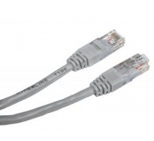 Патч-корд UTP Cablexpert (PP12-50M) літий, 50u "штекер із засувкою", 50 м, сірий