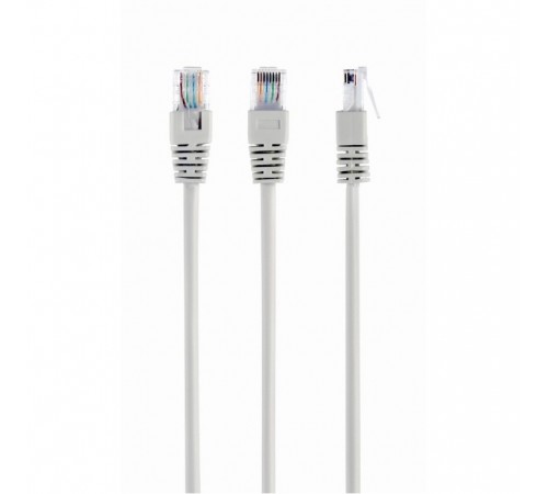 Патч-корд UTP Cablexpert (PP12-50M) літий, 50u "штекер із засувкою", 50 м, сірий