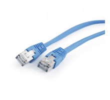 Патч-корд FTP Cablexpert (PP22-0.5M/B) cat.5Е, литий, 50u штекер із засувкою, 0.5м, синій