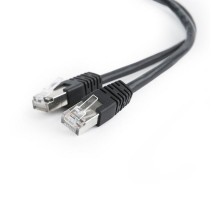 Патч-корд FTP Cablexpert (PP22-0.5M/BK) cat.5Е, литий, 50u штекер із засувкою, 0.5м, чорний