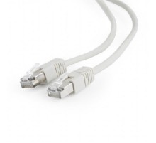 Патч-корд FTP Cablexpert (PP22-7.5M) cat.5Е, литий, 50u штекер із засувкою, 7.5м, сірий