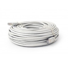 Патч-корд Cablexpert (PP6-30M) FTP, литий, 50u штекер із засувкою, 30м, сірий