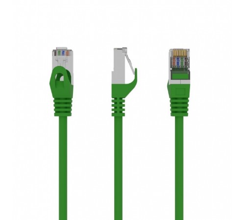 Патч-корд Cablexpert (PP6-3M/G) FTP, cat.6, літий, 50u "штекер із засувкою, 3 м, зелений