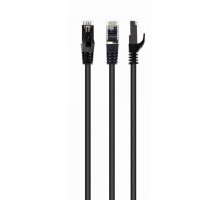 Патч-корд S/FTP Cablexpert (PP6A-LSZHCU-BK-15M) cat.6a, литий, 50u "штекер із засувкою, 15м, чорний