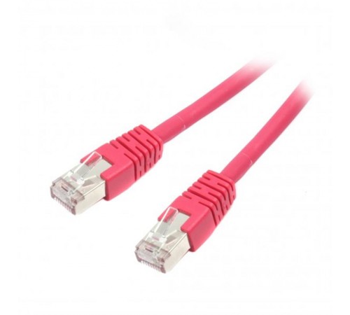 Патч-корд S/FTP Cablexpert (PP6A-LSZHCU-R-0.25M) cat.6a, литий, 50u штекер із засувкою, 0.25м, червоний