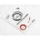 Патч-корд S/FTP Cablexpert (PP6A-LSZHCU-R-0.25M) cat.6a, литий, 50u штекер із засувкою, 0.25м, червоний