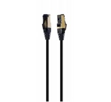 Патч-корд Cablexpert (PP8-LSZHCU-BK-15M) cat.8, S/FTP, літий, 50u "штекер із засувкою, 15 м, чорний