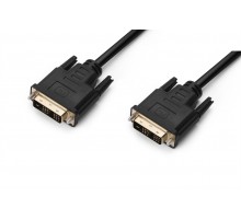 Кабель Prologix DVI - DVI (M/M), Single link,18+1, 1.8 м, Black (PR-DVI-DVI-P-05-28-18m)