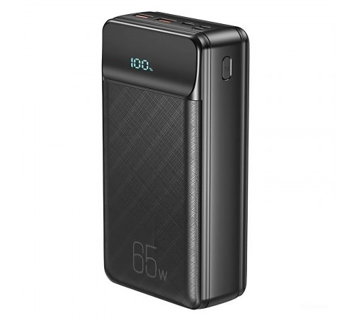 Універсальна мобільна батарея XO PR201 PD 65W QC 3.0 30000mAh Black