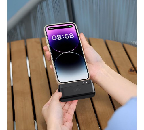 Універсальна мобільна батарея XO PR244 5000mAh 20W Black