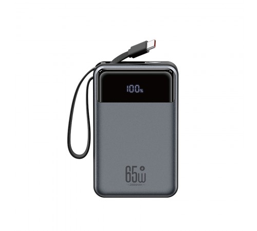 Універсальна мобільна батарея XO PR267 PD 65W 20000mAh Grey