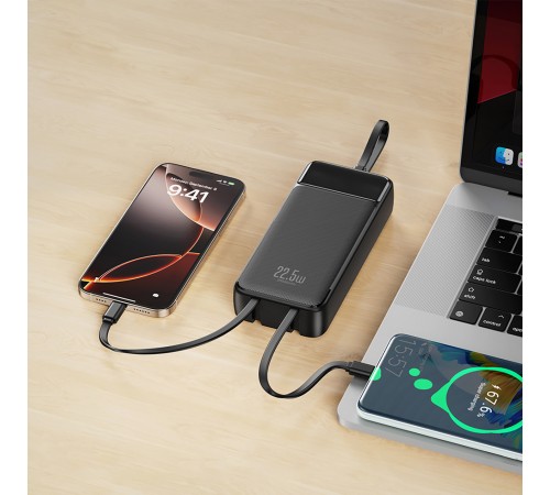 Універсальна мобільна батарея XO PR275 20000mAh 22.5W Black