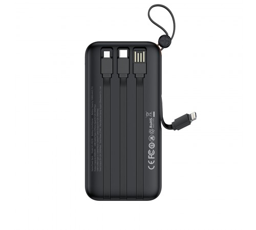 Універсальна мобільна батарея XO PR278 10000mAh 10W Black