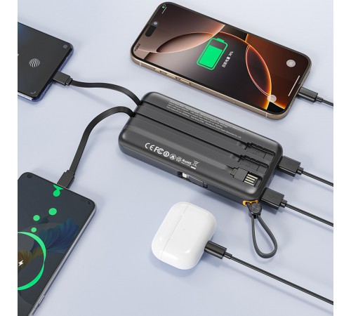Універсальна мобільна батарея XO PR278 10000mAh 10W Black