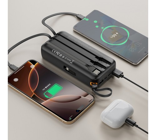 Універсальна мобільна батарея XO PR279 20000mAh 10W Black
