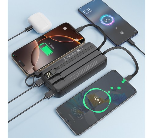 Універсальна мобільна батарея XO PR279 20000mAh 10W Black