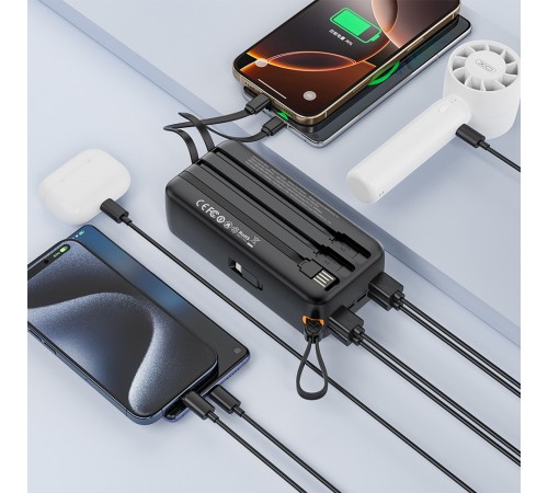 Універсальна мобільна батарея XO PR280 30000mAh 10W Black