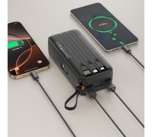 Універсальна мобільна батарея XO PR280 30000mAh 10W Black