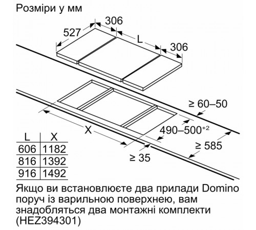 Варильна поверхня Bosch PRB3A6B70