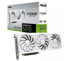 Відеокарта GF RTX 5070 12GB GDDR7 Prime OC White Asus (PRIME-RTX5070-O12G-WHITE)