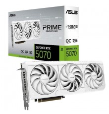 Відеокарта GF RTX 5070 12GB GDDR7 Prime OC White Asus (PRIME-RTX5070-O12G-WHITE)