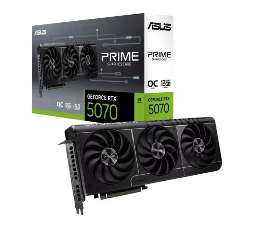 Відеокарта GF RTX 5070 12GB GDDR7 Prime OC Asus (PRIME-RTX5070-O12G)