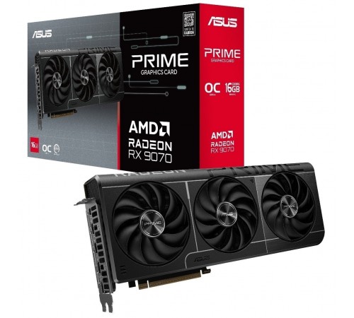 Відеокарта AMD Radeon RX 9070 16GB GDDR6 Prime OC Asus (PRIME-RX9070-O16G)