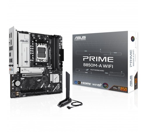 Материнська плата Asus Prime B850M-A WiFi Socket AM5