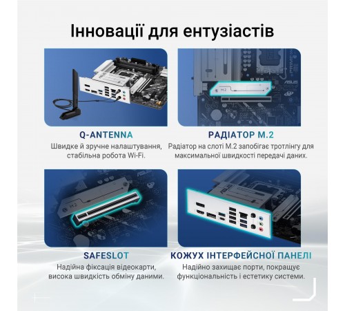 Материнська плата Asus Prime B860M-A WiFi Socket 1851
