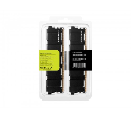 Модуль пам`ятi DDR4 2x8GB/3200 Prologix Black (PRO16GB3200B4K) Модуль пам`ятi DDR4 2x8GB/3200 Prologix Black (PRO16GB3200B4K)